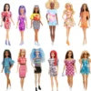 barbie fashionistas - barbie con vestiti alla moda - modello assortito
