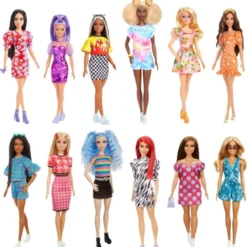barbie fashionistas - barbie con vestiti alla moda - modello assortito