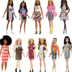 barbie fashionistas - barbie con vestiti alla moda - modello assortito