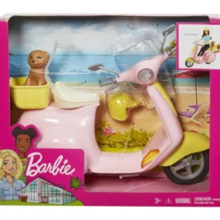 barbie playset con motorino e cagnolino