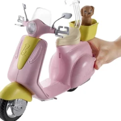 barbie playset con motorino e cagnolino