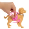 barbie - set cagnolina cammina e fa i bisogni