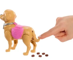 barbie - set cagnolina cammina e fa i bisogni