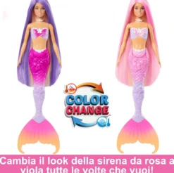 barbie sirena colori del mare