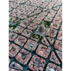 barcellona dall'alto - puzzle 1000 pezzi