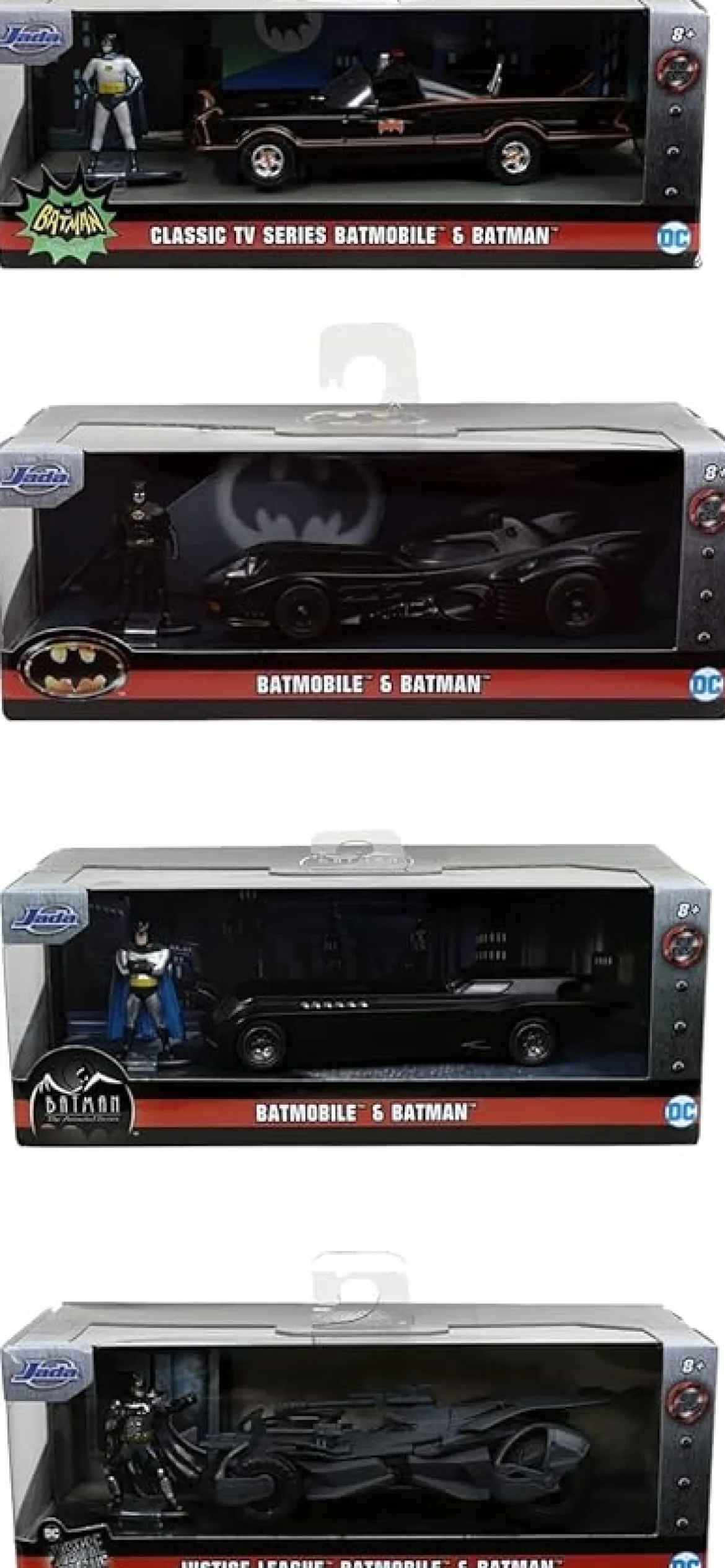 batman & batmobile - 1:32 die cast - modello assortito