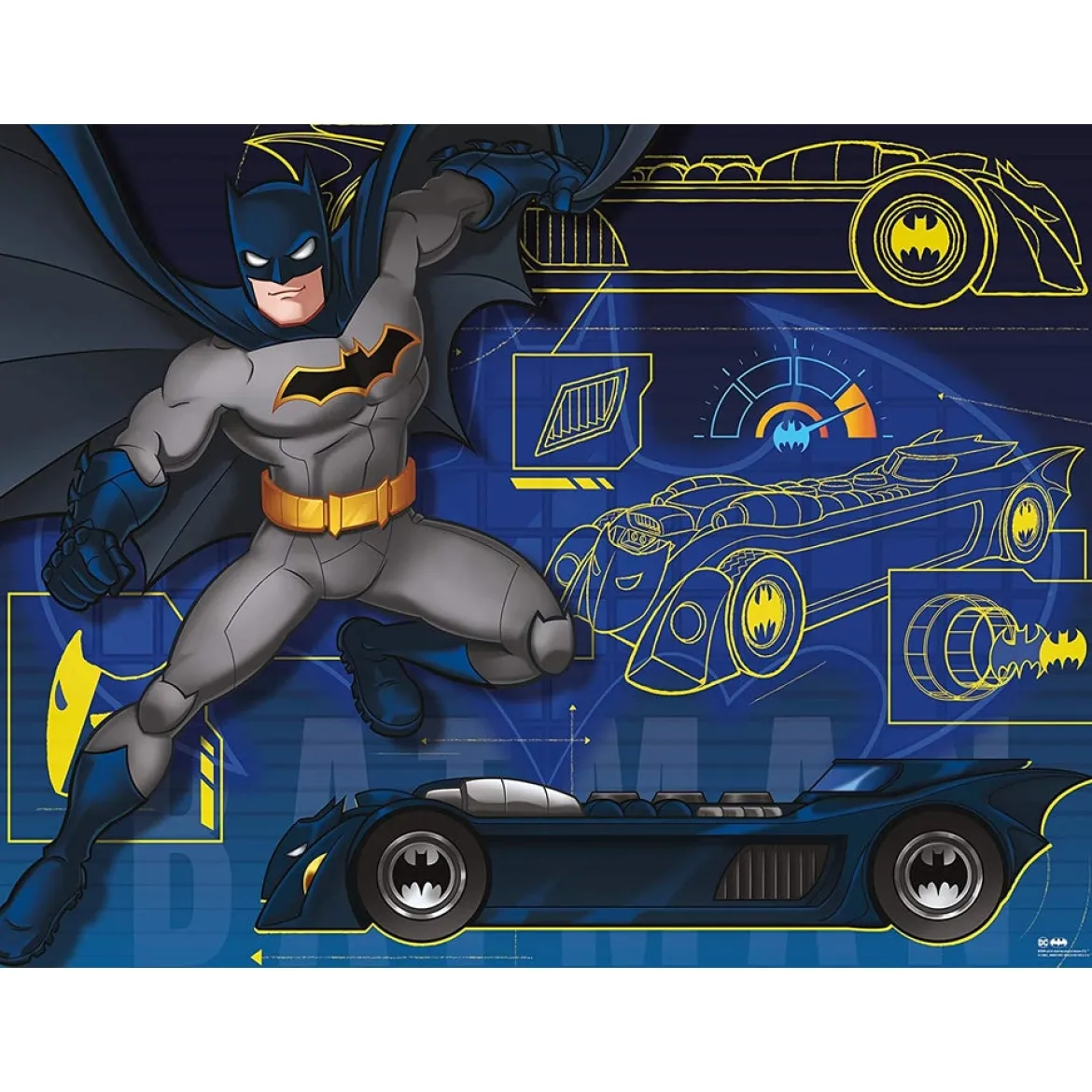 batman b - puzzle 100 pezzi xxl
