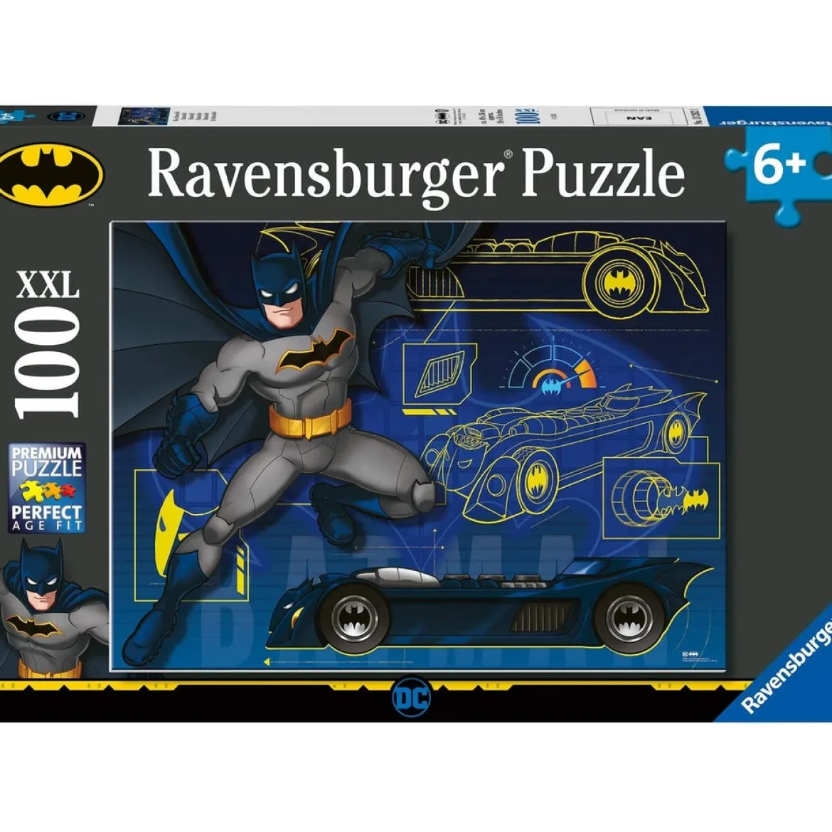 batman b - puzzle 100 pezzi xxl