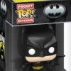 batman 85th anniversary - batman (1989) 4cm - funko pocket pop! portachiavi