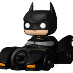 batman 85th anniversary - batman in batmobile (1989) 9cm - funko pop 522