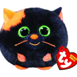 beanie balls - salem - gattino nero e arancione 10cm