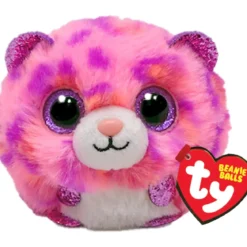 beanie balls - topaz - leopardo rosa 10cm