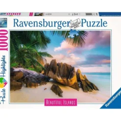 beautiful islands, seychelles - puzzle 1000 pezzi