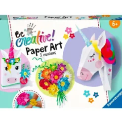 be creative! paper art - fiori e unicorni