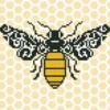 bee - diamond dotz beginner 49292 22x22cm