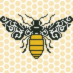 bee - diamond dotz beginner 49292 22x22cm