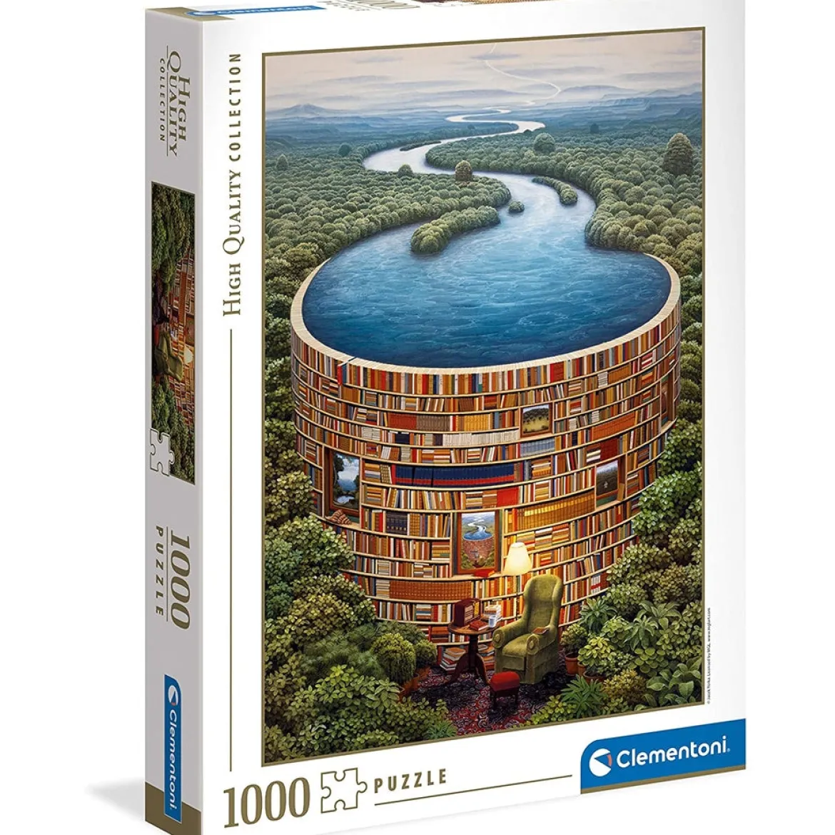 bibliodame - puzzle 1000 pezzi - high quality collection
