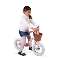 bicicletta vintage senza pedali bikloon metal rosa