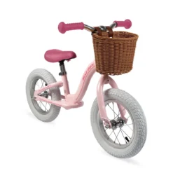 bicicletta vintage senza pedali bikloon metal rosa