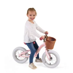 bicicletta vintage senza pedali bikloon metal rosa