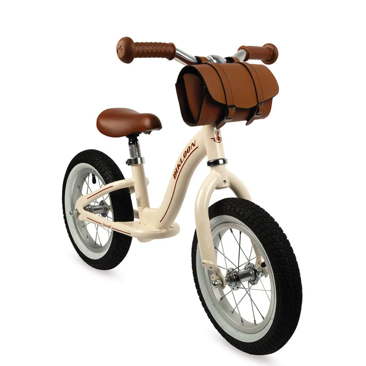 bicicletta vintage senza pedali bikloon metal beige