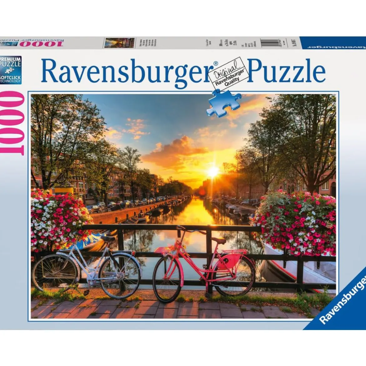 biciclette ad amsterdam - puzzle 1000 pezzi