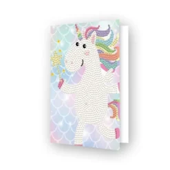 biglietto d'auguri - diamond dotz unicorn wish