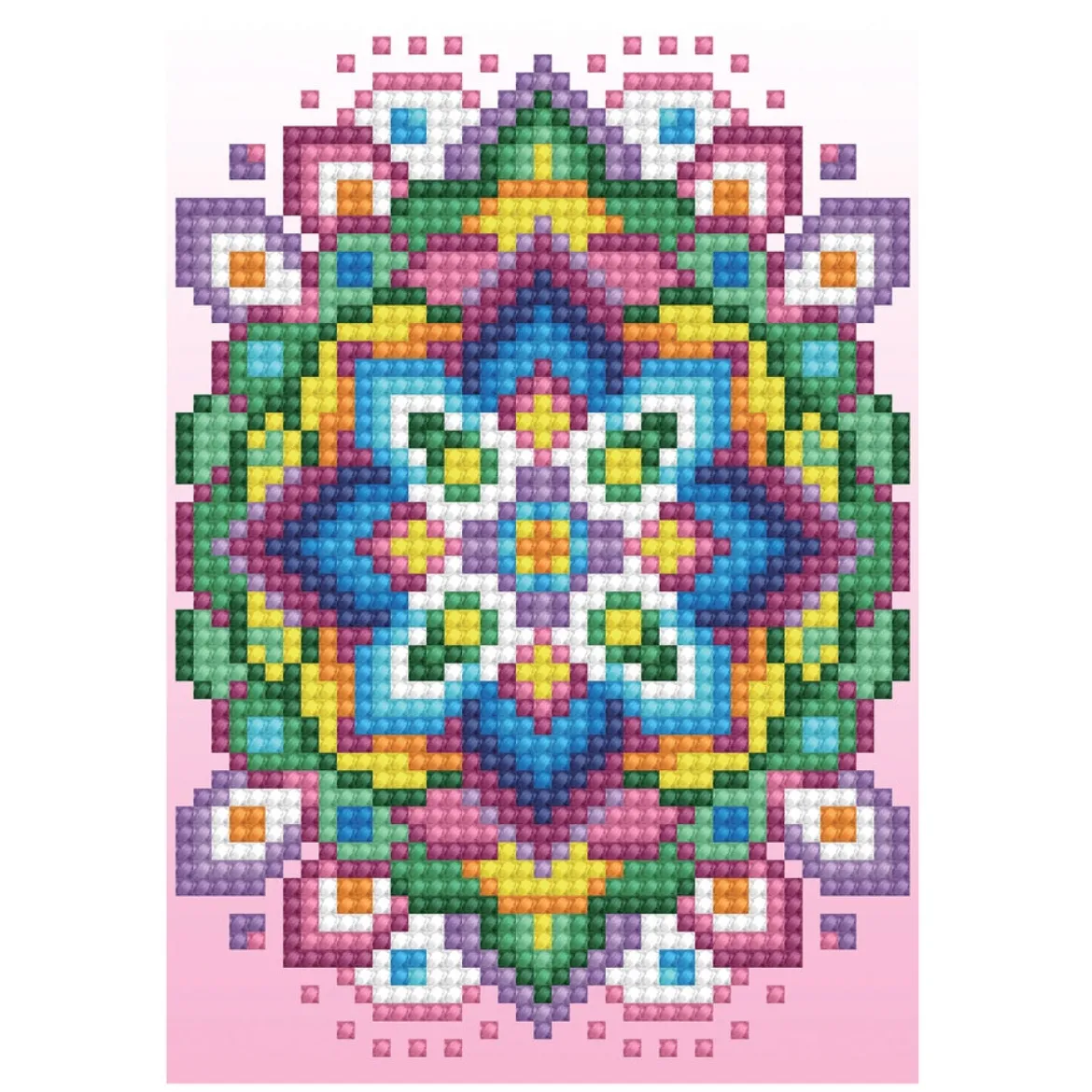 biglietto d'auguri - diamond dotz pink star