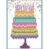 biglietto d'auguri - diamond dotz torta di compleanno