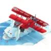 biglietto di auguri - aeroplano - kirigami