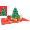 biglietto di auguri - albero di natale - kirigami