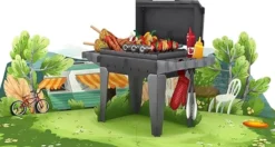 biglietto di auguri - king of the grill - kirigami