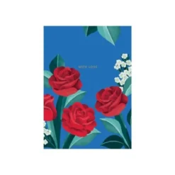 biglietto di auguri - rose - kirigami