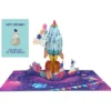 biglietto di auguri - space - kirigami