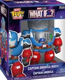 bitty bot - marvel - captain america mech - funko pop!