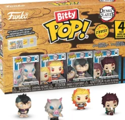 bitty pop: demon slayer- inosuke 4pk