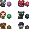 bitty pop + dice: dungeons & dragons - 1 pz assortito