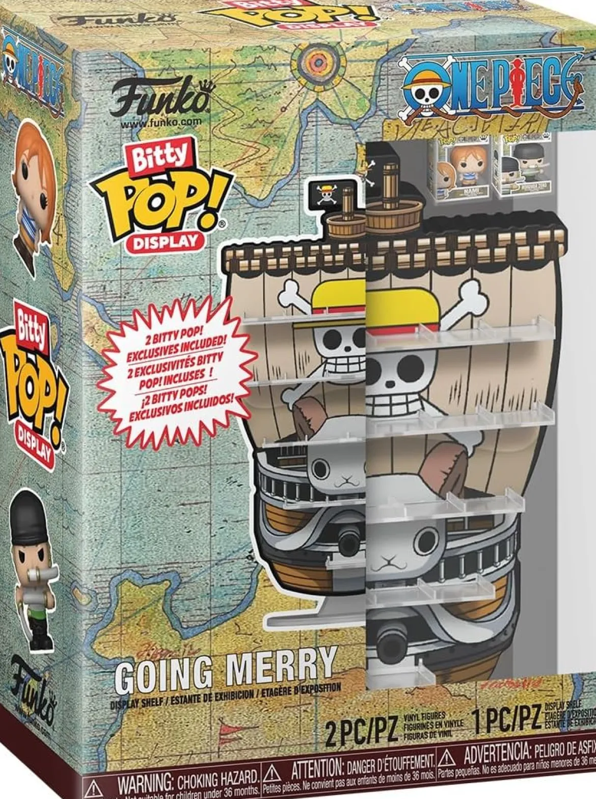 bitty pop display: one piece- going merry