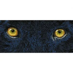 black panther spy - diamond dotz intermediate dd5.078 42x18cm