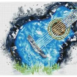 blue grass - diamond dotz squares dq8.019 34x31cm