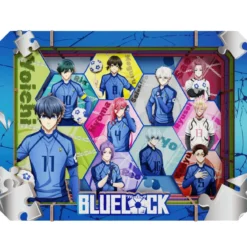 blue lock - quadretto in legno 3d