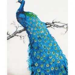 blue peacock - diamond dotz advanced dd13.012 60x84cm