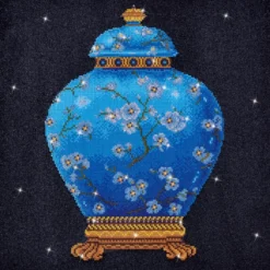 blue vase - diamond dotz intermediate dd12.020 52x52cm