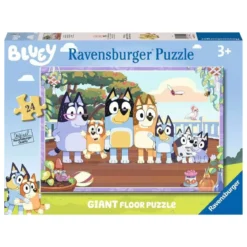 bluey: tempo in famiglia - puzzle da pavimento 24 pezzi