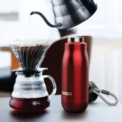 borraccia termica acciaio inox - 350ml rosso
