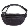 borsa marsupio trapuntata - banana bag on the go - 34 x 12 x 16 cm - nero