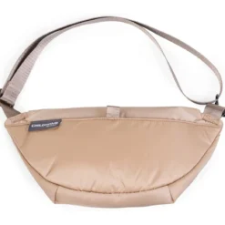 borsa marsupio trapuntata - banana bag on the go - 34 x 12 x 16 cm - beige