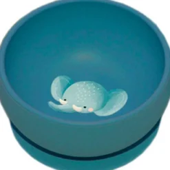 bowl in silicone con ventosa - elefante