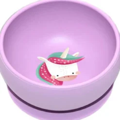 bowl in silicone con ventosa - unicorno