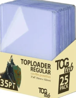 box 25 toploader - classic blue con film protettivo